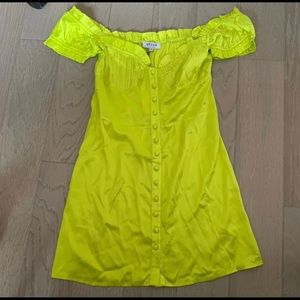 Frankie’s bikinis aiello silk bustier dress s used condition